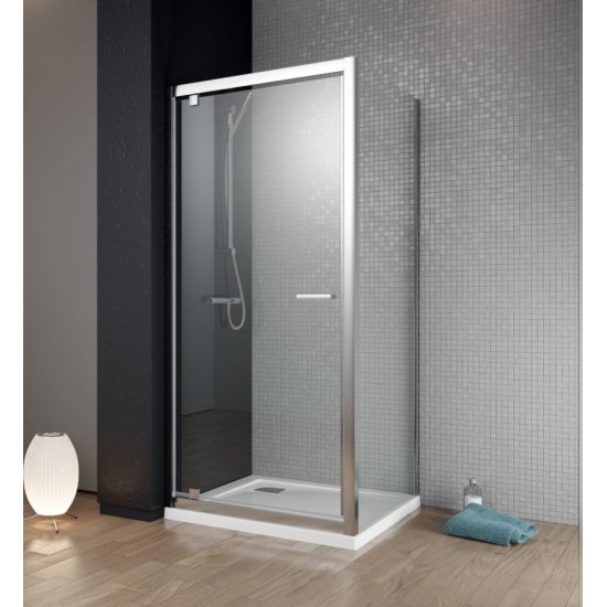 Dušo kabina Radaway Twist DWS 100 x 100 cm blizgus chromas, skaidrus stiklas