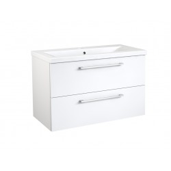Spintelė voniai RB Scandic 80 cm balta su praustuvu Spintelė voniai RB Scandic 80 cm balta su praustuvu