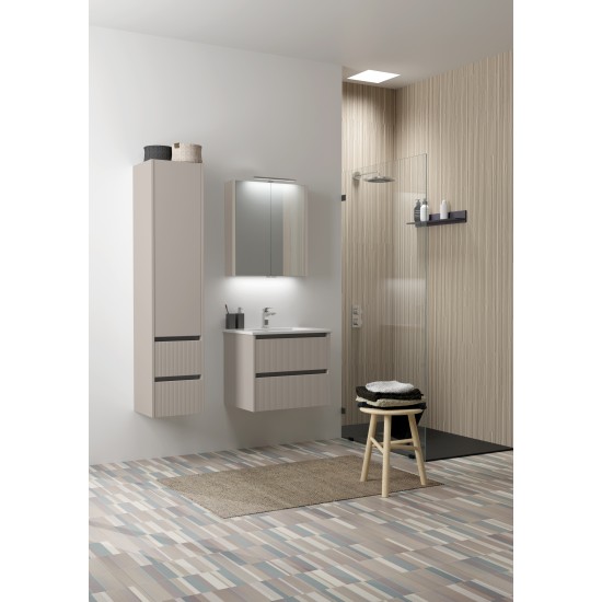 Ūkinė spintelė RB Urban 35 cm kašmyro pilka / juoda