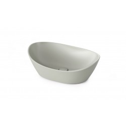 Pastatomas akmens masės praustuvas Paa Amore 60 cm Glossy Fog
