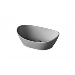 Pastatomas Silkstone praustuvas Paa Amore 60 cm pilkas matinis