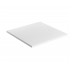 Dušo padėklas Omnires Aquarock 80 x 80 cm akmens masės, baltas