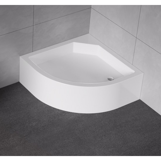 Dušo padėklas New Trendy Artus 80 x 80 cm akrilinis, baltas