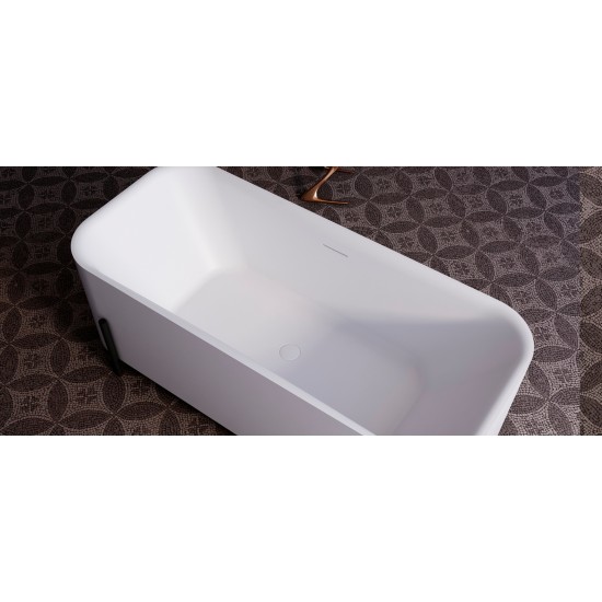 Akrilinė vonia Zenon Aura 170 x 75 cm balta matinė