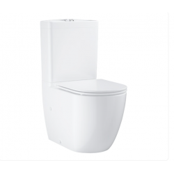 Pastatomas unitazas Grohe Bau Ceramic Rimless su Soft Close dangčiu
