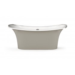 Akmens masės vonia Paa Bel Canto 180 x 85 cm balta / Glossy Smoke