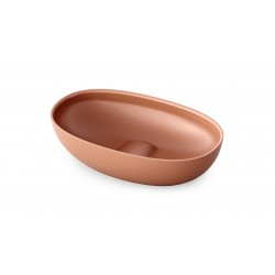 Pastatomas akmens masės praustuvas Paa Bella 65 cm Glossy Clay