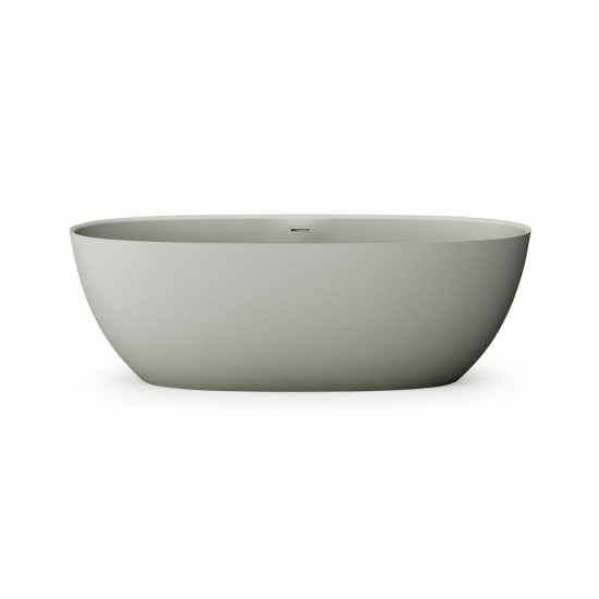 Silkstone vonia Paa Bella 170 x 80 cm pilka matinė