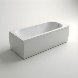 Akmens masės vonia Vispool Classica 170 x 75 cm balta