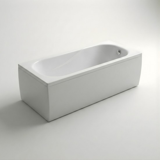 Akmens masės vonia Vispool Classica 170 x 75 cm balta Akmens masės vonia Vispool Classica 170 x 75 cm balta