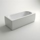 Akmens masės vonia Vispool Classica 170 x 75 cm balta Akmens masės vonia Vispool Classica 170 x 75 cm balta