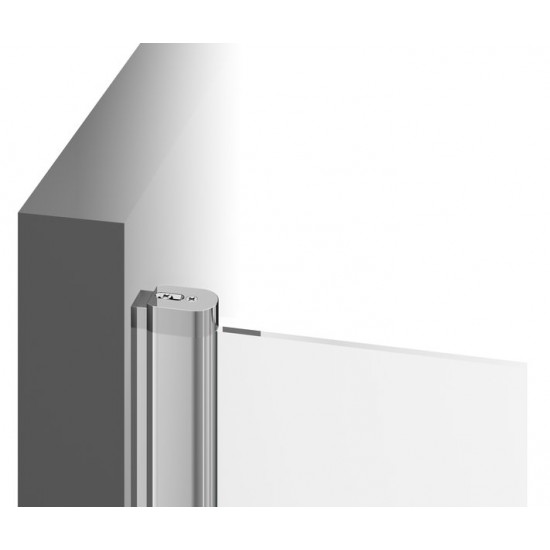 Dušo durys RAVAK Chrome CSD1 90 cm blizgios+skaidrus stiklas