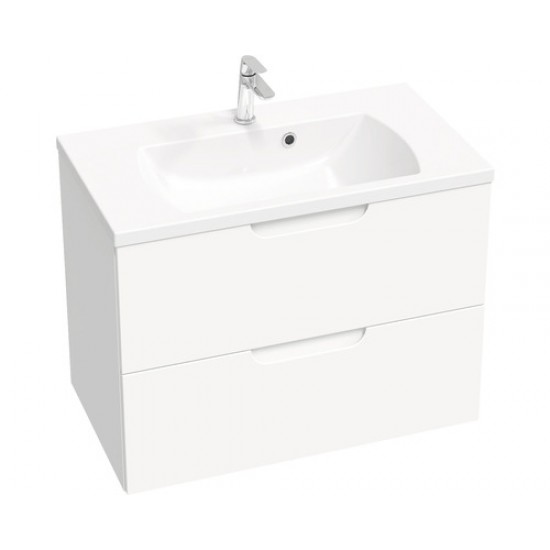 Spintelė voniai Ravak Classic II SD 80 cm balta/balta su praustuvu