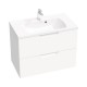 Spintelė voniai Ravak Classic II SD 80 cm balta/balta su praustuvu