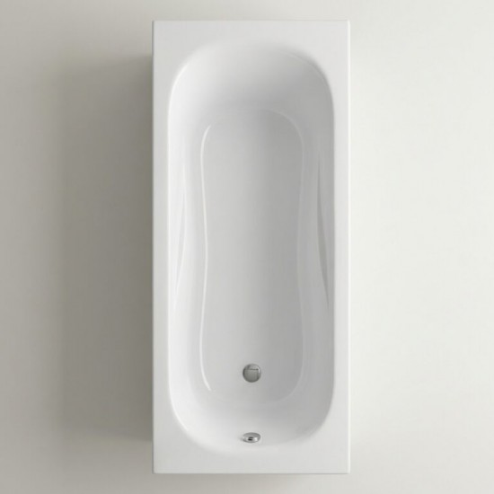 Akmens masės vonia Vispool Classica 180 x 75 cm balta