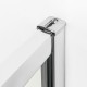 Dušo kabina New Trendy Corona DS 140 x 80 cm blizgus chromas, skaidrus stiklas