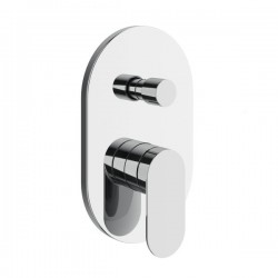 Potinkinis dušo / vonios maišytuvas RAVAK Chrome II CR 065.00 dviejų išvadų 