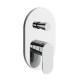 Potinkinis dušo / vonios maišytuvas RAVAK Chrome II CR 065.00 dviejų išvadų 