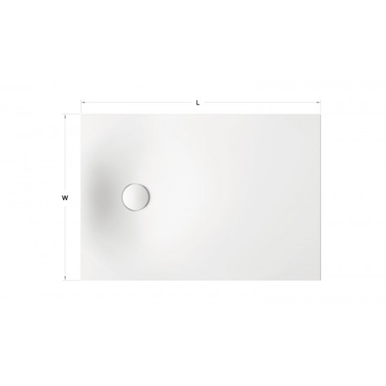 Dušo padėklas Paa Craft nuo 80 x 90 cm Silkstone, baltas matinis
