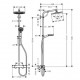 Termostatinė dušo sistema Hansgrohe Crometta S 240 chromas