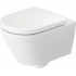 WC puodas Duravit D-Code Rimless pakabinamas, su Soft Close dangčiu