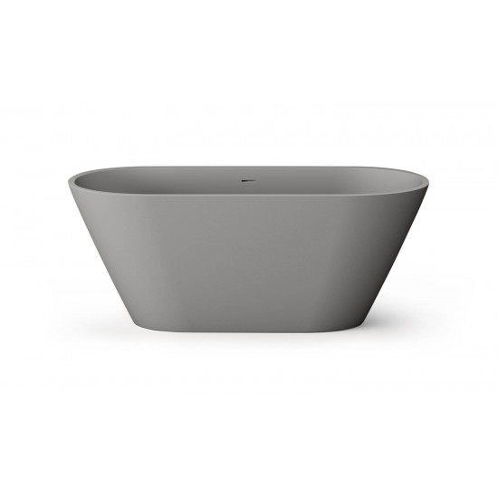 Silkstone vonia Paa Deco Nudo 166 x 73 cm pilka matinė