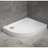 Dušo padėklas Radaway Delos E Compact 80 x 90 cm akrilinis, baltas, dešinės pusės