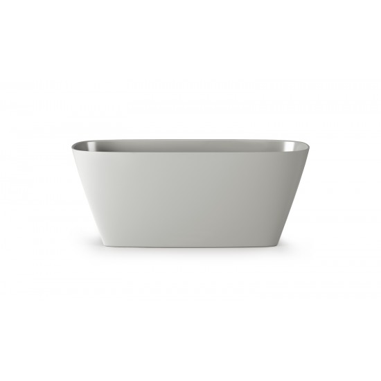 Akmens masės vonia Paa Duna 150 x 65 cm Glossy Fog
