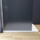 Dušo sienelė Rivena 140 x 200 cm blizgus chromas / tonuotas matinis stiklas