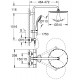 Termostatinė dušo sistema GROHE Euphoria System Mono 310 26075001 chromo