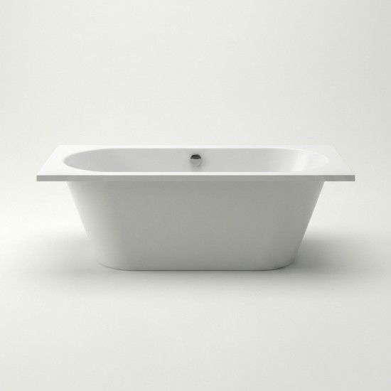 Akmens masės vonia Vispool Evento 175 x 75 cm balta