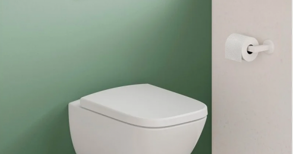 WC puodas Geberit Modo Rimfree pakabinamas, baltas, su Soft Close dangčiu