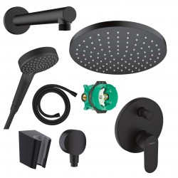 Potinkinė dušo sistema Hansgrohe Vernis Blend 200 juoda