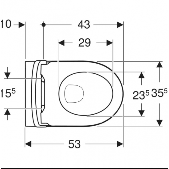 WC puodas Geberit Icon Rimfree pakabinamas, baltas, su Soft Close dangčiu