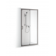 Dušo durys Brasta Glass Svaja 130 cm pilkas matinis ( satin ) + skaidrus stiklas