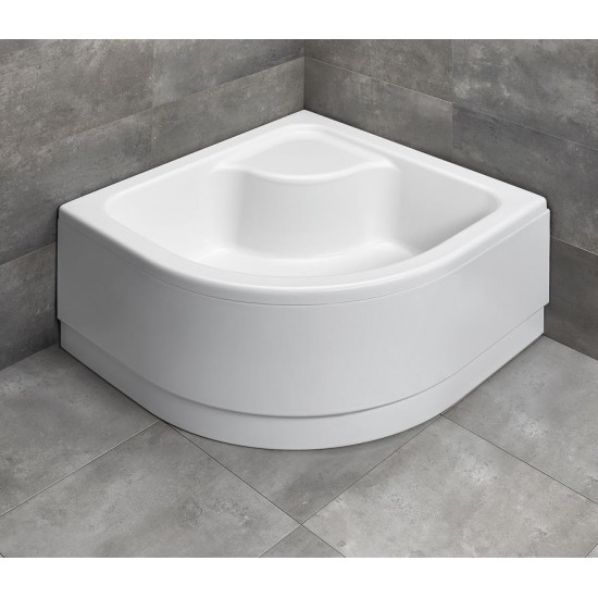 Dušo padėklas Radaway Indos A 80 x 80 cm akrilinis, baltas