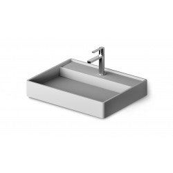 Pastatomas Silkstone praustuvas Paa Infinity 60 cm pilkas matinis
