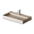 Pastatomas Silkstone praustuvas Paa Infinity 80 cm Caffelatte matinis