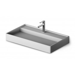 Pastatomas Silkstone praustuvas Paa Infinity 80 cm pilkas matinis