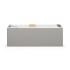 Silkstone vonia Paa Infinity 180 x 80 cm balta matinė / pilka matinė