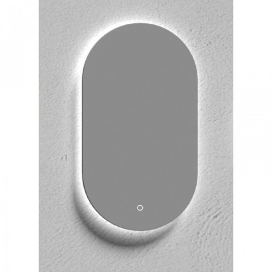 Veidrodis su LED apšvietimu KAME OVAL 50 x 90 cm