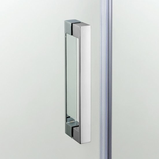 Dušo kabina New Trendy Komfort PK 90 x 90 cm blizgus chromas, skaidrus stiklas