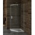 Dušo kabina New Trendy Komfort PK 80 x 100 cm blizgus chromas, skaidrus stiklas