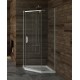 Dušo kabina New Trendy Komfort PK 80 x 100 cm blizgus chromas, skaidrus stiklas
