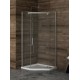Dušo kabina New Trendy Komfort PK 90 x 90 cm blizgus chromas, skaidrus stiklas