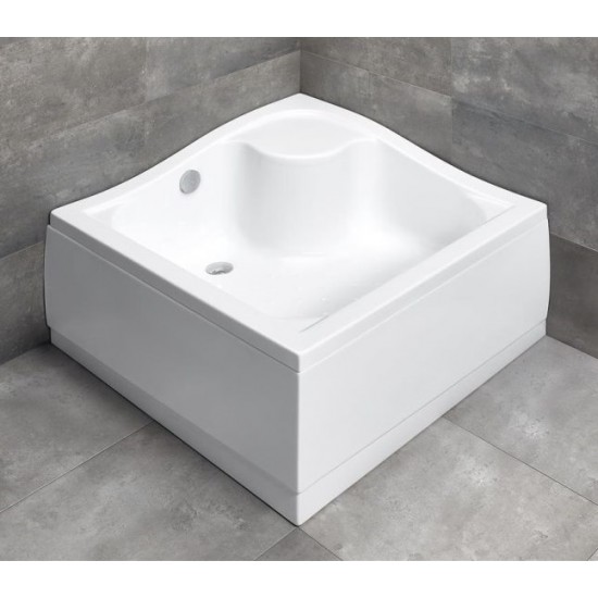 Dušo padėklas Radaway Korfu C 80 x 80 cm akrilinis, baltas