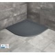 Dušo padėklas Radaway Kyntos A 90 x 90 cm akmens masės, antracito Dušo padėklas Radaway Kyntos A 90 x 90 cm akmens masės, antracito