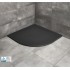 Dušo padėklas Radaway Kyntos A 80 x 80 cm akmens masės, juodas