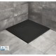Dušo padėklas Radaway Kyntos C 80 x 80 cm akmens masės, juodas