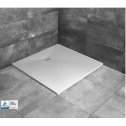 Dušo padėklas Radaway Kyntos C 100 x 100 cm akmens masės, baltas